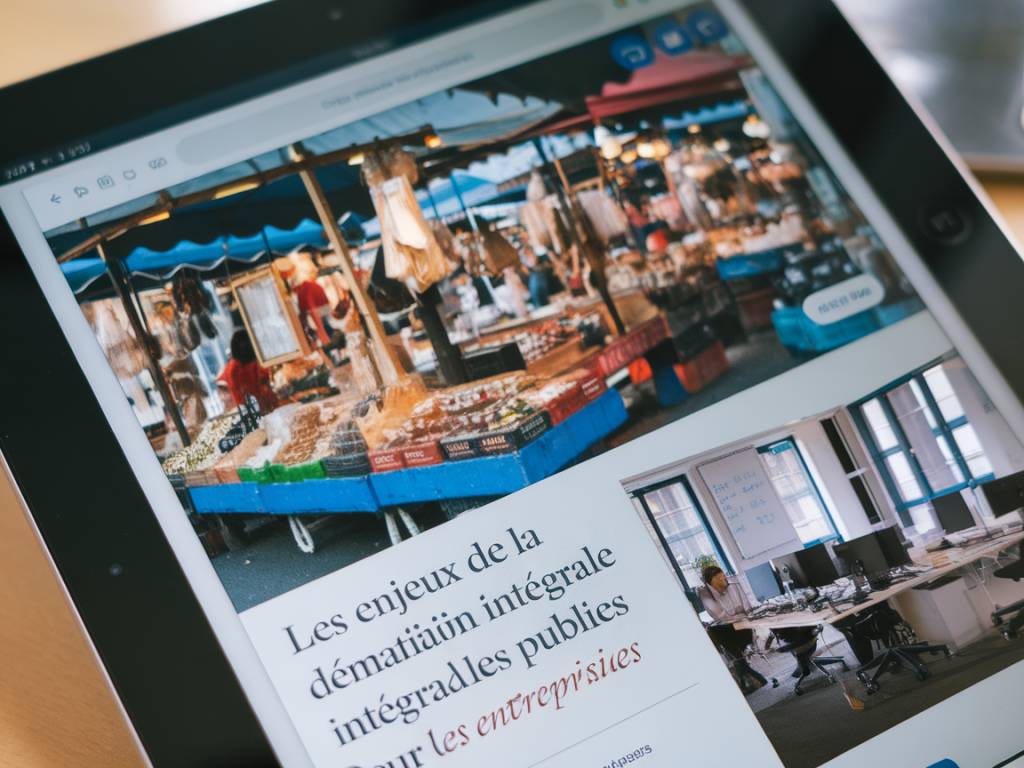« Les enjeux de la dématérialisation intégrale des marchés publics pour les entreprises »
